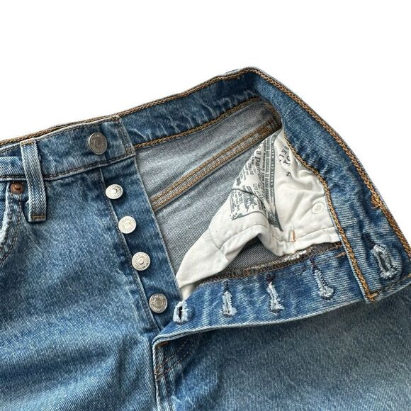 Levi's Premium Capital E High rise button fly ankle length Crop slim women’s 27 - Picture 8 of 12